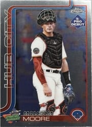 2025 Topps Pro Debut Chrome Malcolm Moore #PDC-199 card