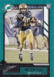 2020 Panini Playbook Base Set Malcolm Perry #198 card