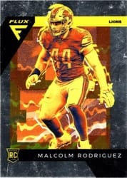 2022 Panini Chronicles Flux Rookies Malcolm Rodriguez #FX-18 card