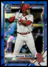 2021 Bowman Draft Sapphire Malcom Nunez #BDC-56