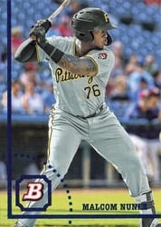 2022 Bowman Heritage Prospects Malcom Nunez #BHP-1 card