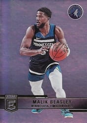 2021-22 Donruss Elite Base Set Malik Beasley #95 card