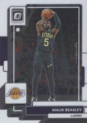 2022-23 Donruss Optic Base Set Malik Beasley #66 card
