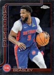 2025-26 Topps Chrome Base Set Malik Beasley #36 card