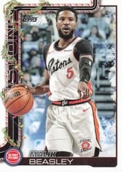 2025-26 Topps Holiday Base Set Malik Beasley #H35 card