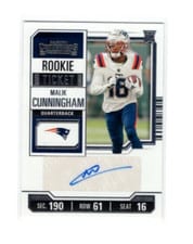 2023 Panini Contenders Malik Cunningham #143 card