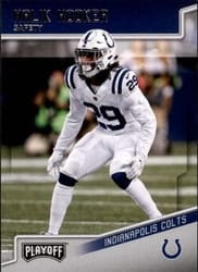 2018 Panini Playoff Base Set Malik Hooker #87 card