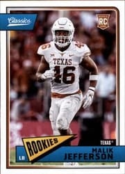 2018 Panini Classics Base Set Malik Jefferson #239 card