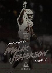 2018 Panini Luminance Base Set Malik Jefferson #163 card