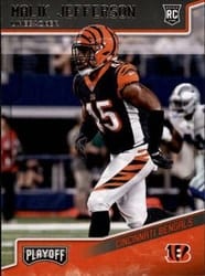 2018 Panini Playoff Base Set Malik Jefferson #261 card
