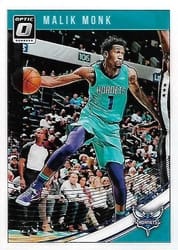 2018-19 Donruss Optic Base Set Malik Monk #28 card