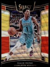 2018 Panini Select Malik Monk #30 card