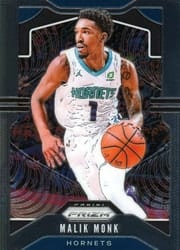 2019-20 Panini Prizm Base Set Malik Monk #205 card