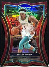 2019 Panini Select Malik Monk #125 card