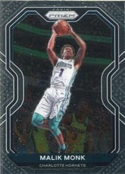 2020-21 Panini Prizm Base Set Malik Monk #15 card