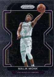 2021-22 Panini Prizm Base Set Malik Monk #56 card