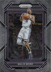 2022-23 Panini Prizm Base Set Malik Monk #142 card
