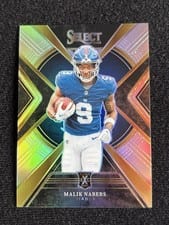 2023 Panini Select 2024 XRC Prizm Malik Nabers #511 card