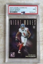 2024 Clearly Donruss Night Moves Malik Nabers #9