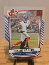 2024 Clearly Donruss The Rookies Malik Nabers #6 card