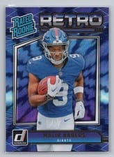 2024 Donruss Rated Rookies Retro Malik Nabers #6 card