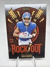 2024 Panini Absolute Rock Out Malik Nabers #RO-MNS card