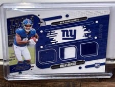 2024 Panini Absolute Tools of the Trade Triple Malik Nabers #TOTT-MNS card