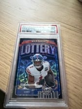 2024 Panini Contenders Optic Lottery Ticket Malik Nabers #9 card