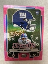 2024 Panini Contenders Optic X's and O's Malik Nabers #43 card