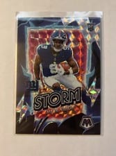 2024 Panini Mosaic Storm Mosaic Malik Nabers #12 card