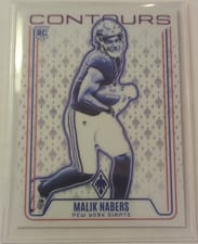2024 Panini Phoenix Contours Malik Nabers #CON-MNS card