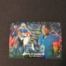 2024 Panini Prizm Profiles Malik Nabers #3 card