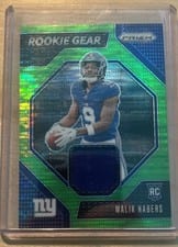2024 Panini Prizm Rookie Gear Malik Nabers #RG-MNS card