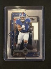 2024 Panini Select Numbers Malik Nabers #5 card