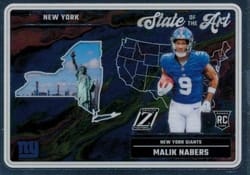 2024 Panini Zenith State of the Art Malik Nabers #23 card