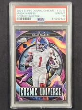 2024 Topps Chrome Cosmic Cosmic Universe Malik Nabers #CU-13 card