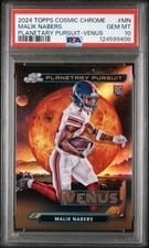 2024 Topps Chrome Cosmic Planetary Pursuit - Venus Malik Nabers #PPV-MN card