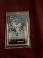 2024 Topps Chrome Rookie Autographs Malik Nabers #RA-MNA card