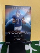 2024 Topps Midnight Moonfall Malik Nabers #M-19 card
