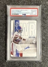 2024 Topps Signature Class Rookie Class Autographs Malik Nabers #RCA-MN card