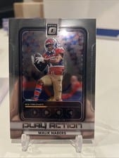 2025 Donruss Optic Play Action Malik Nabers #14 card