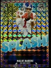 2025 Panini Mosaic Splash Mosaic Malik Nabers #2 card