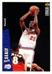 1996-97 Collector's Choice Base Set Malik Sealy #263 card