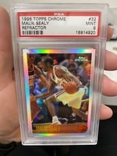 1996 Topps Chrome Malik Sealy #32 card