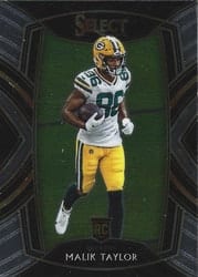 2020 Panini Select Base Set Malik Taylor #282 card