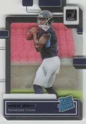 2022 Clearly Donruss Base Set Malik Willis #53 card