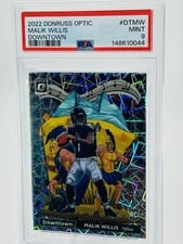 2022 Donruss Optic Downtown Malik Willis #DT-MW card