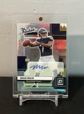 2022 Donruss Optic The Rookies Autographs Malik Willis #TR-2 card