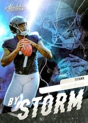 2022 Panini Absolute By Storm Malik Willis #BST-3 card
