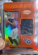 2022 Panini Certified New Generation Jerseys Mirror Malik Willis #NGJ-MW card